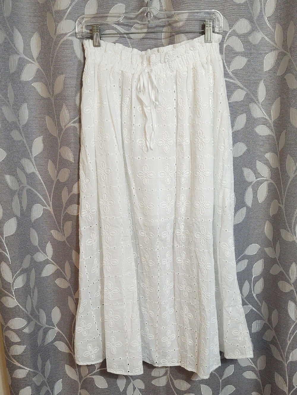 Blu Pepper White Eyelet Maxi Skirt Set - Picture 3 of 10